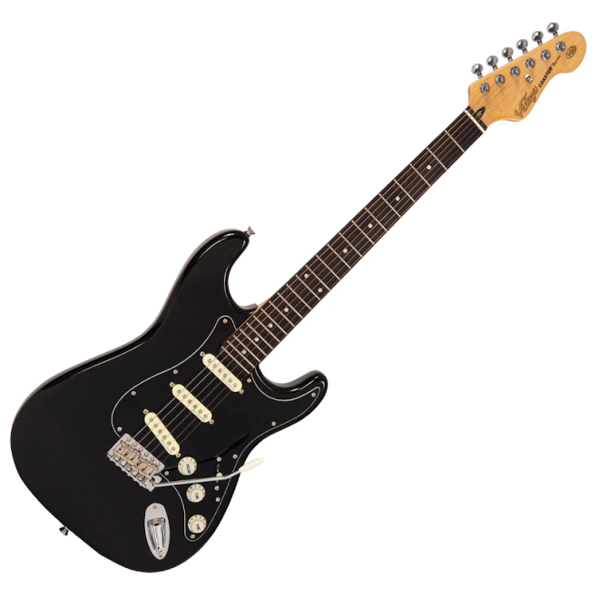 Guitare Electrique Noir Vintage 